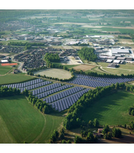 Begrazing van het zonnepark van Solarfields in Goor - Hof van Twente